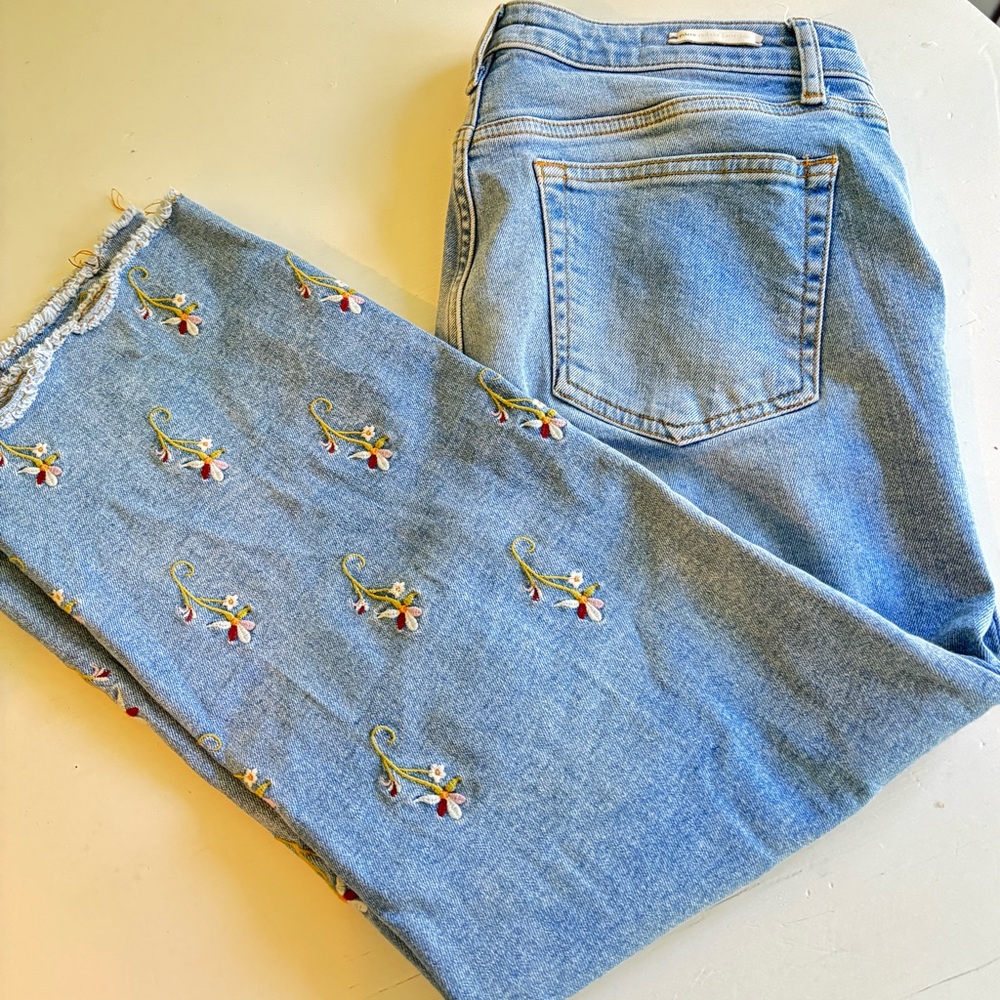 Pilcro embroidered jeans